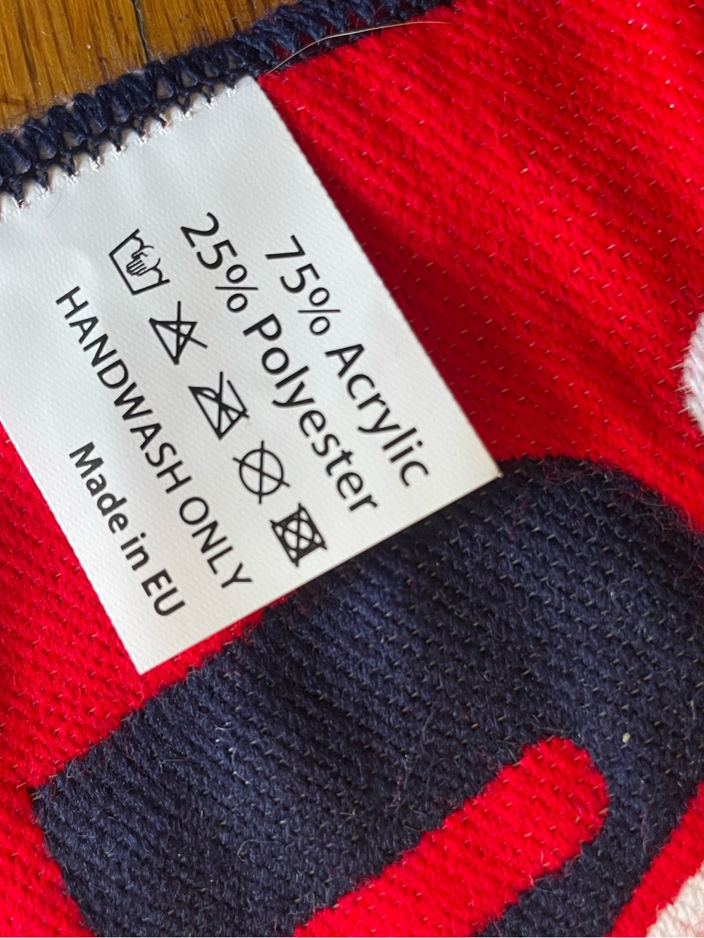 US Soccer Red White & Navy Fan Scarf World Cup 2026 - Picture 3 of 6
